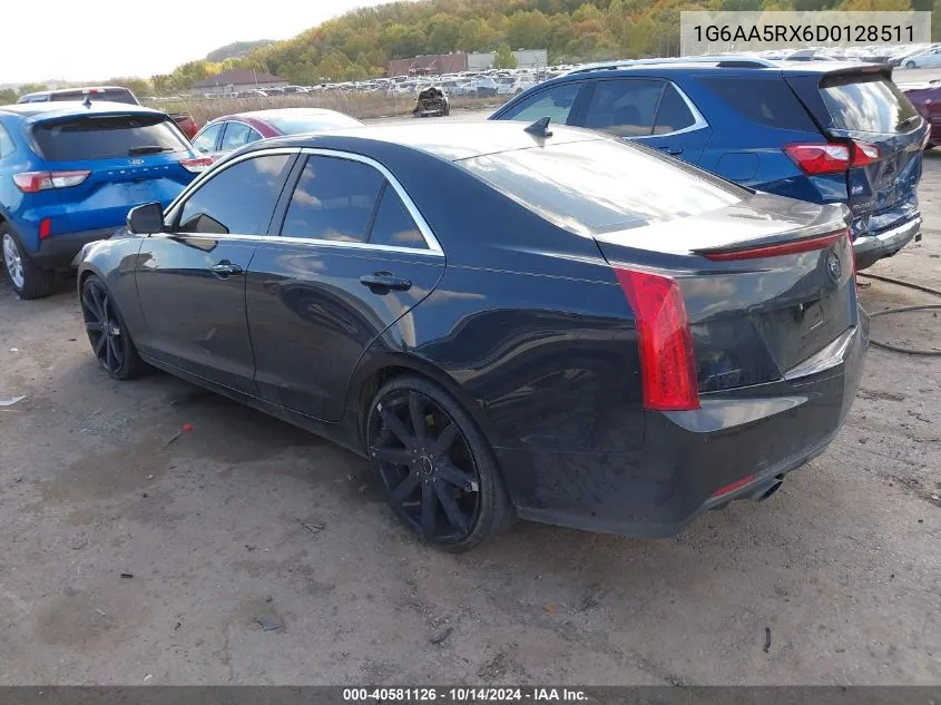 2013 Cadillac Ats Standard VIN: 1G6AA5RX6D0128511 Lot: 40581126