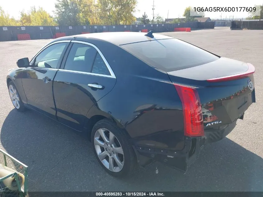 2013 Cadillac Ats Standard VIN: 1G6AG5RX6D0177609 Lot: 40595283