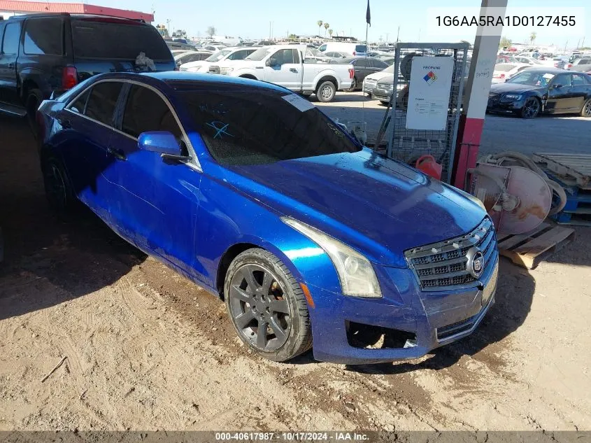 2013 Cadillac Ats Standard VIN: 1G6AA5RA1D0127455 Lot: 40617987