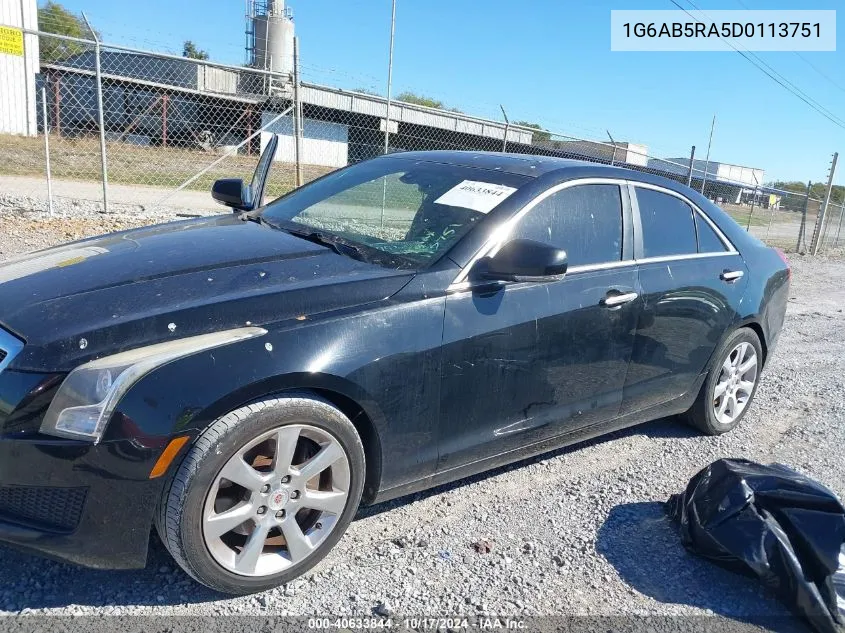 2013 Cadillac Ats Luxury VIN: 1G6AB5RA5D0113751 Lot: 40633844