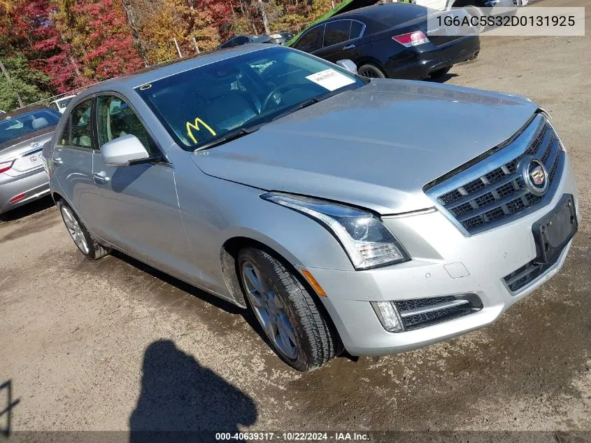 2013 Cadillac Ats Performance VIN: 1G6AC5S32D0131925 Lot: 40639317