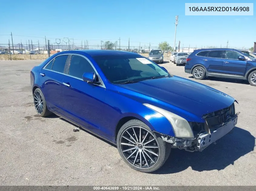 2013 Cadillac Ats Standard VIN: 1G6AA5RX2D0146908 Lot: 40643699