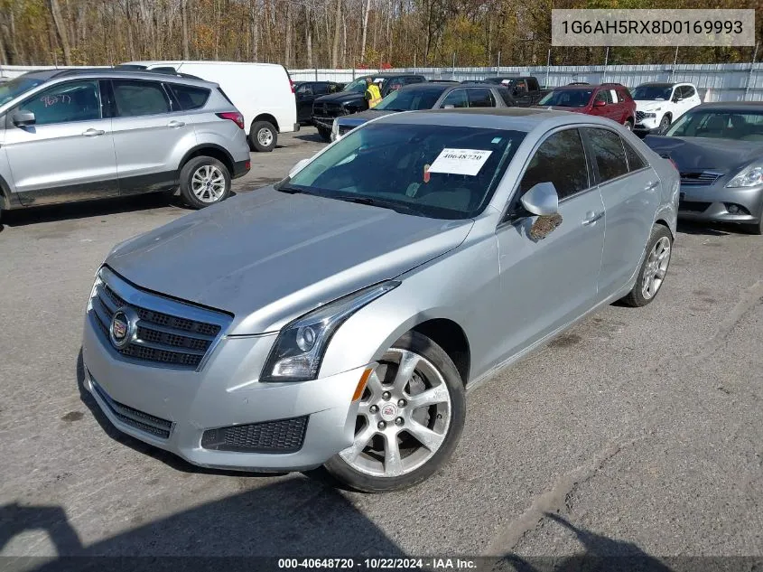 2013 Cadillac Ats Luxury VIN: 1G6AH5RX8D0169993 Lot: 40648720