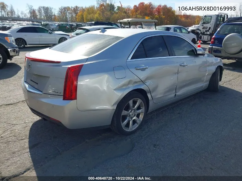 2013 Cadillac Ats Luxury VIN: 1G6AH5RX8D0169993 Lot: 40648720