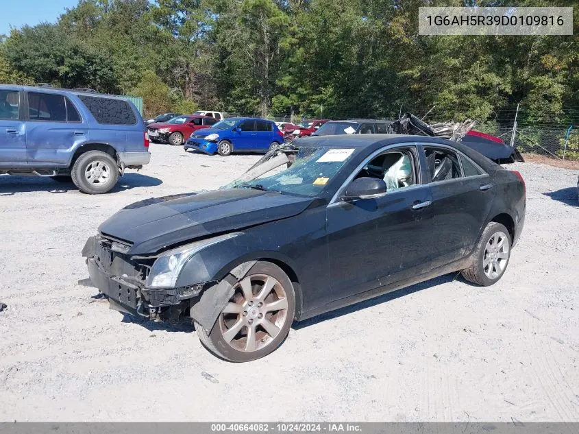 2013 Cadillac Ats Luxury VIN: 1G6AH5R39D0109816 Lot: 40664082