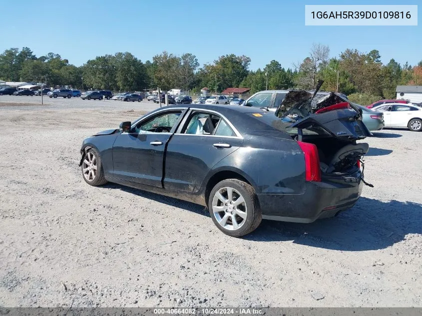 2013 Cadillac Ats Luxury VIN: 1G6AH5R39D0109816 Lot: 40664082