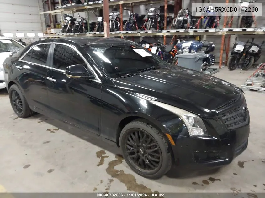 1G6AH5RX6D0142260 2013 Cadillac Ats Luxury