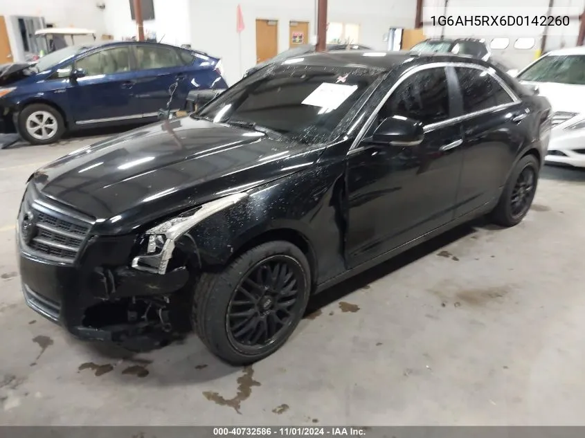 1G6AH5RX6D0142260 2013 Cadillac Ats Luxury