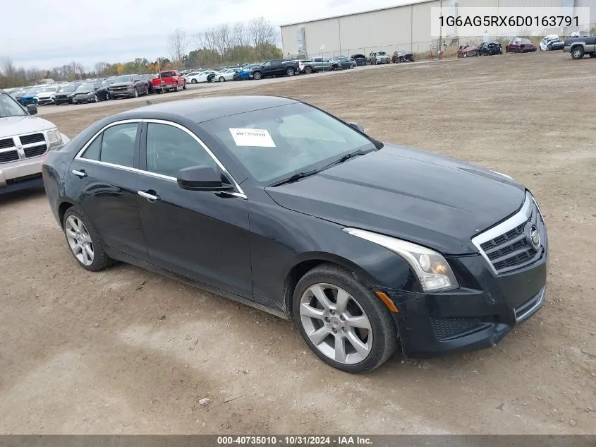 2013 Cadillac Ats Standard VIN: 1G6AG5RX6D0163791 Lot: 40735010