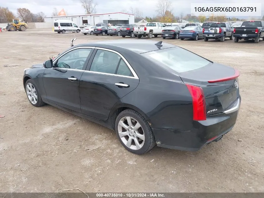 2013 Cadillac Ats Standard VIN: 1G6AG5RX6D0163791 Lot: 40735010