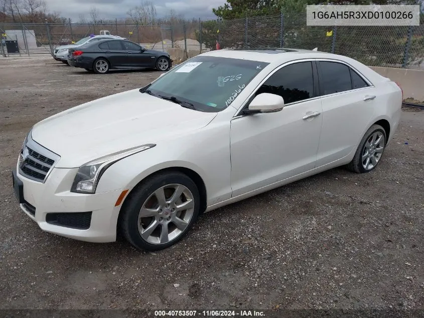 2013 Cadillac Ats Luxury VIN: 1G6AH5R3XD0100266 Lot: 40753507