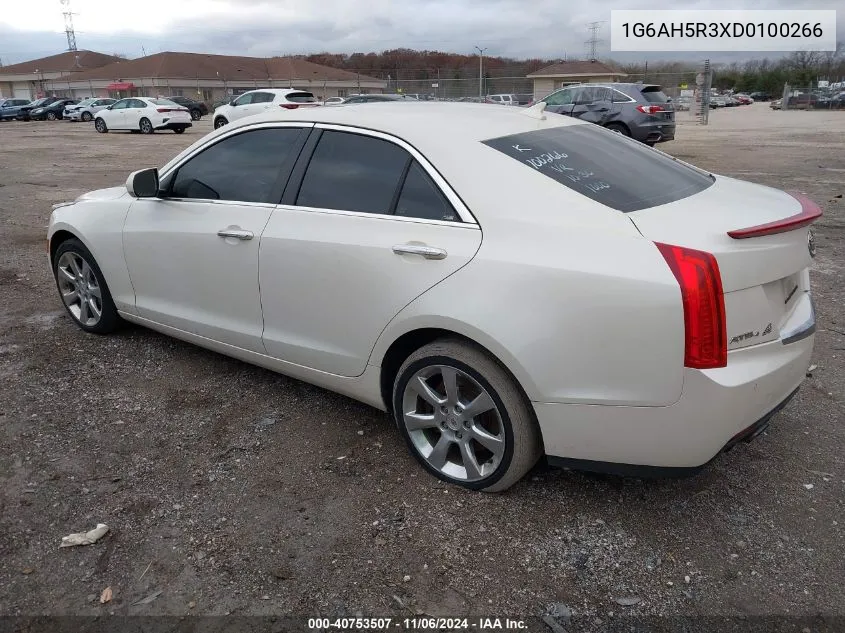 2013 Cadillac Ats Luxury VIN: 1G6AH5R3XD0100266 Lot: 40753507