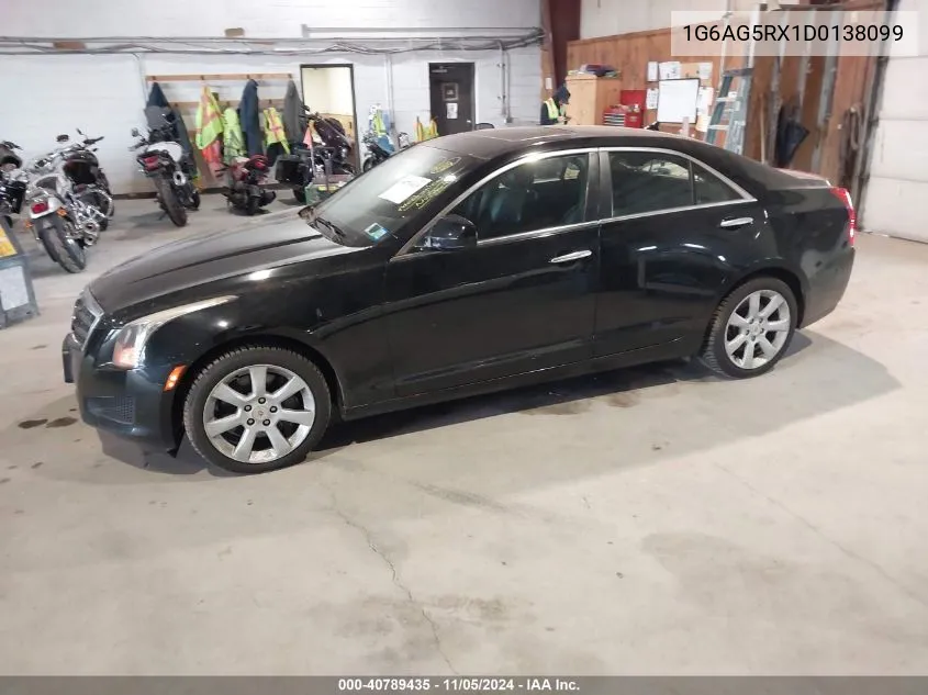 1G6AG5RX1D0138099 2013 Cadillac Ats Standard