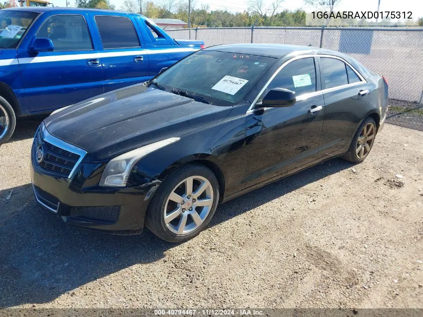 2013 Cadillac Ats Standard VIN: 1G6AA5RAXD0175312 Lot: 40794467