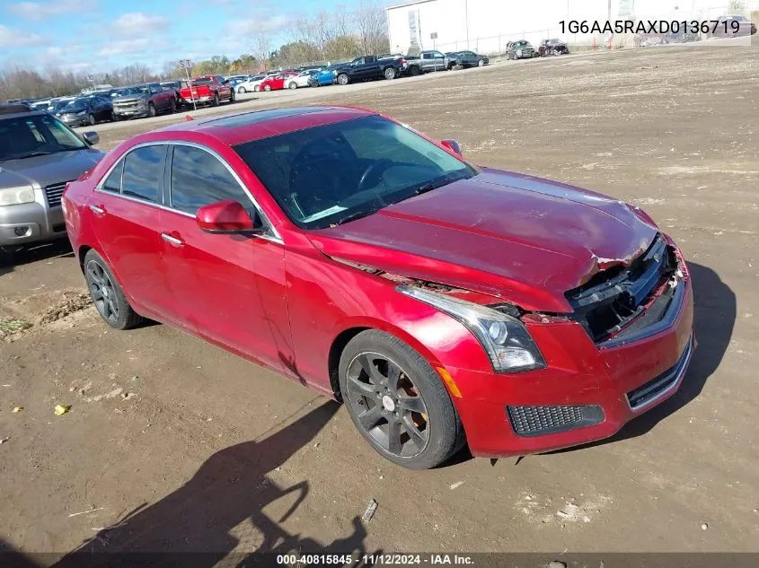 2013 Cadillac Ats Standard VIN: 1G6AA5RAXD0136719 Lot: 40815845