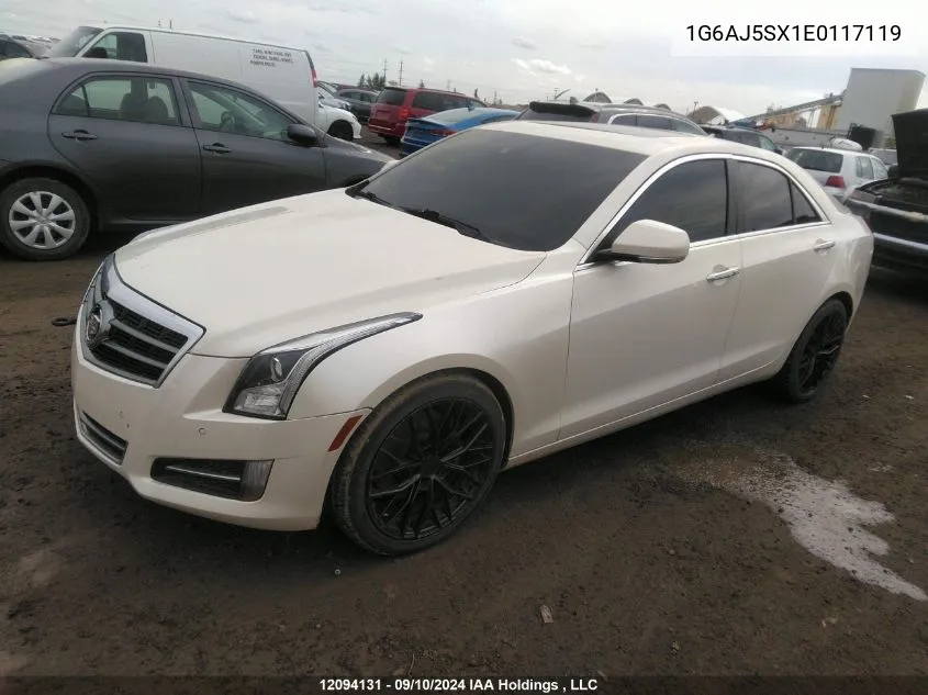 1G6AJ5SX1E0117119 2014 Cadillac Ats