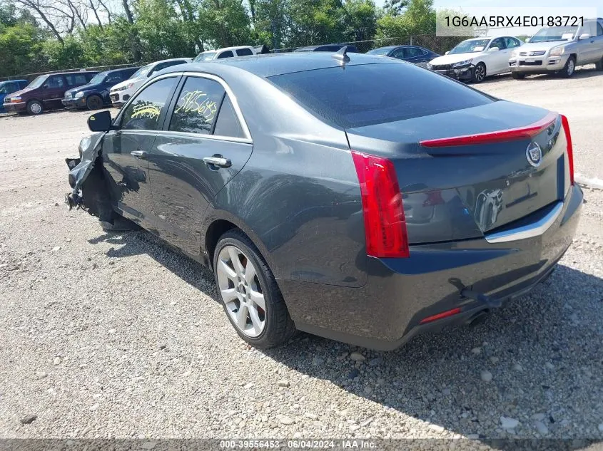 2014 Cadillac Ats Standard VIN: 1G6AA5RX4E0183721 Lot: 39556453