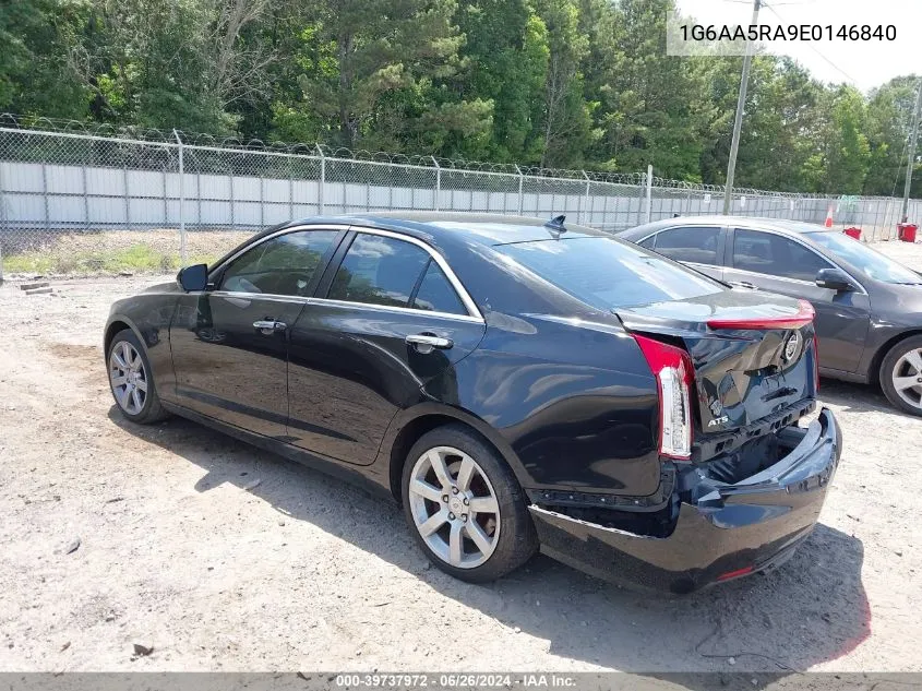 2014 Cadillac Ats Standard VIN: 1G6AA5RA9E0146840 Lot: 39737972