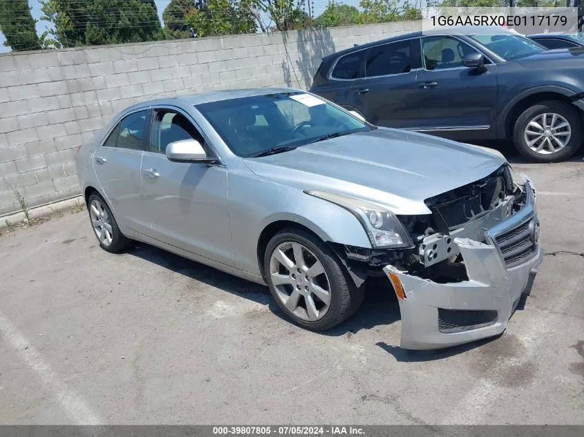 2014 Cadillac Ats Standard VIN: 1G6AA5RX0E0117179 Lot: 39807805