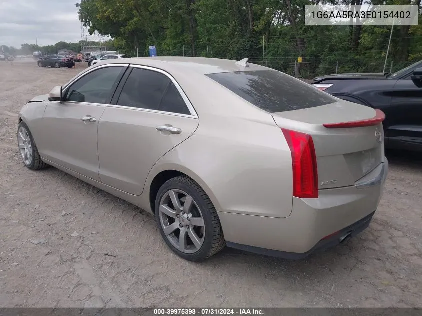 2014 Cadillac Ats Standard VIN: 1G6AA5RA3E0154402 Lot: 39975398