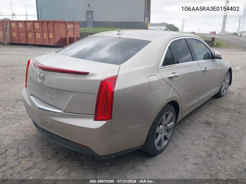 2014 Cadillac Ats Standard VIN: 1G6AA5RA3E0154402 Lot: 39975398