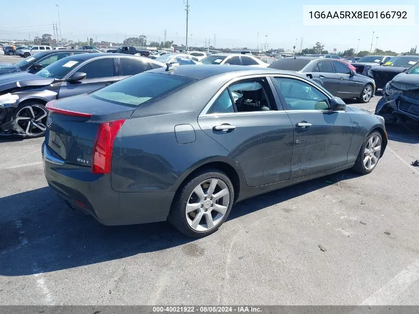 1G6AA5RX8E0166792 2014 Cadillac Ats Standard