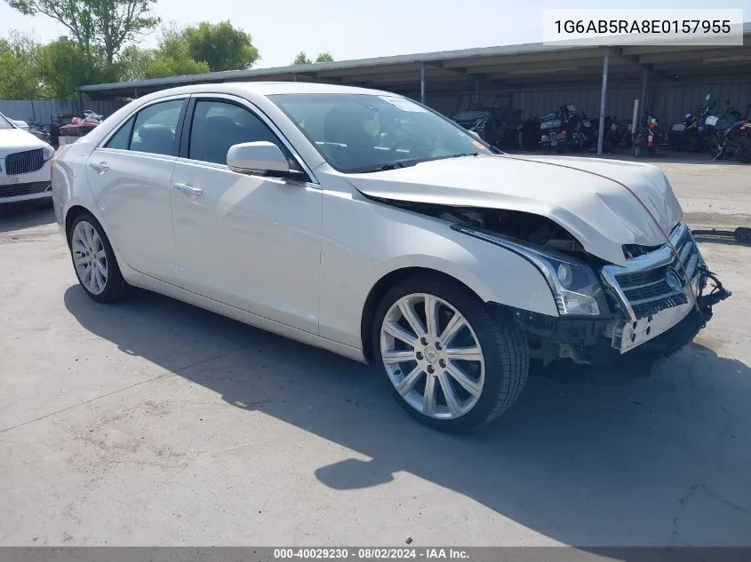 2014 Cadillac Ats Luxury VIN: 1G6AB5RA8E0157955 Lot: 40029230