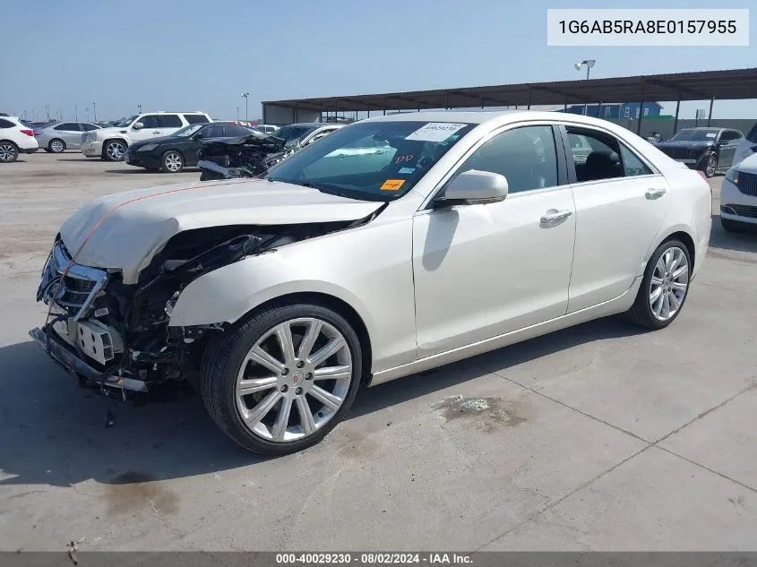 1G6AB5RA8E0157955 2014 Cadillac Ats Luxury