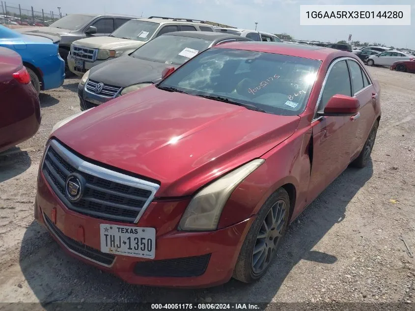 2014 Cadillac Ats Standard VIN: 1G6AA5RX3E0144280 Lot: 40051175