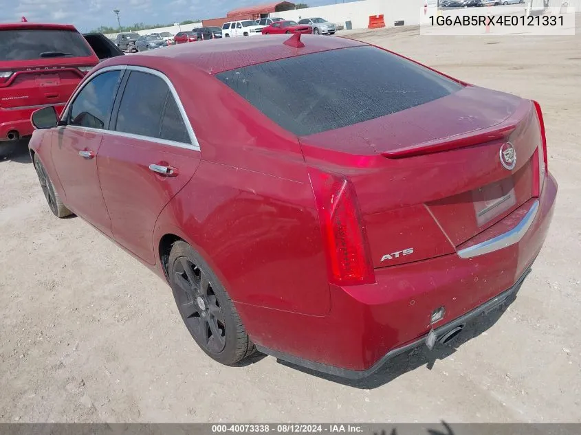 1G6AB5RX4E0121331 2014 Cadillac Ats Luxury