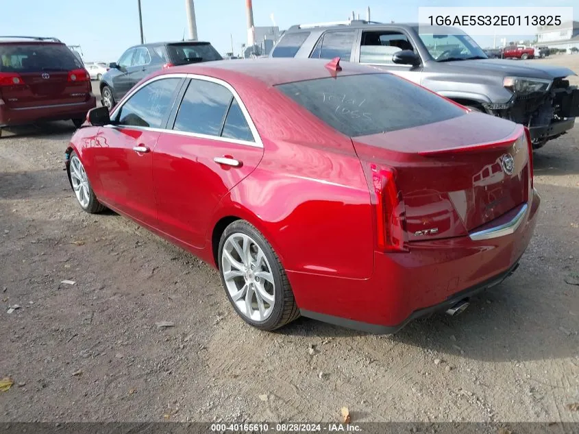 2014 Cadillac Ats Premium VIN: 1G6AE5S32E0113825 Lot: 40165610