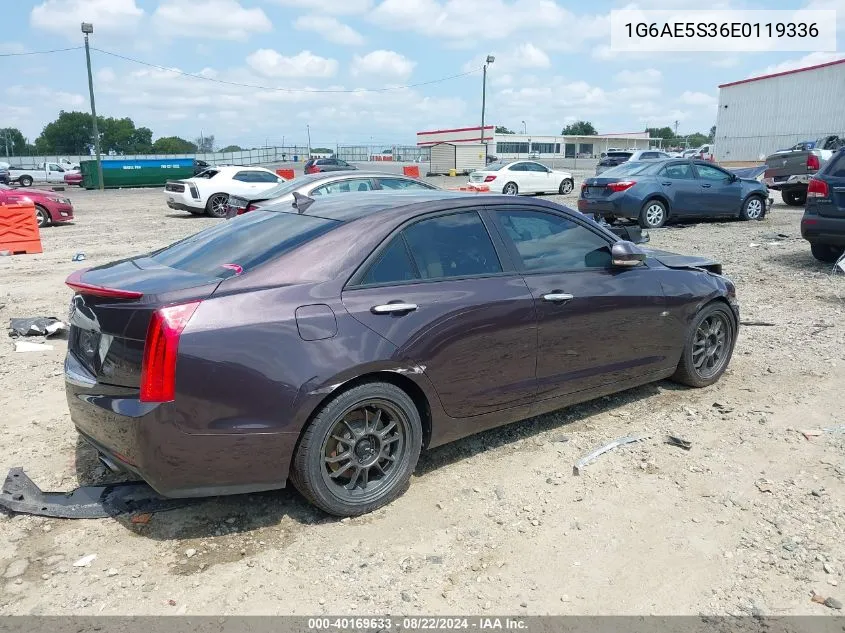 2014 Cadillac Ats Premium VIN: 1G6AE5S36E0119336 Lot: 40169633