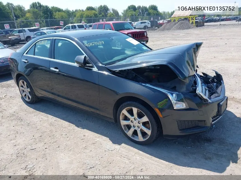 1G6AH5RX1E0135752 2014 Cadillac Ats Luxury