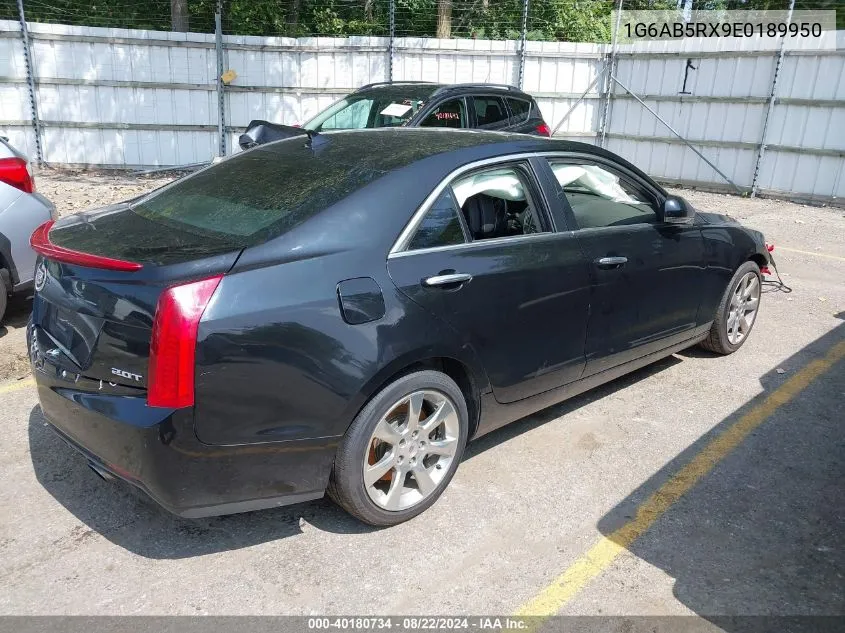 2014 Cadillac Ats Luxury VIN: 1G6AB5RX9E0189950 Lot: 40180734