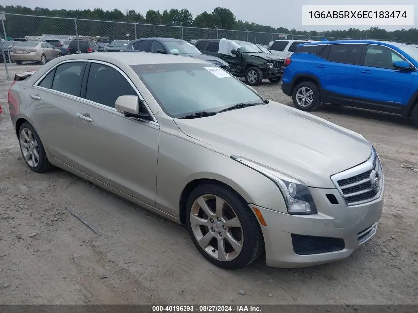 1G6AB5RX6E0183474 2014 Cadillac Ats Luxury