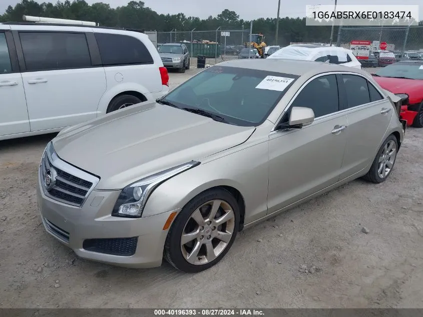 2014 Cadillac Ats Luxury VIN: 1G6AB5RX6E0183474 Lot: 40196393