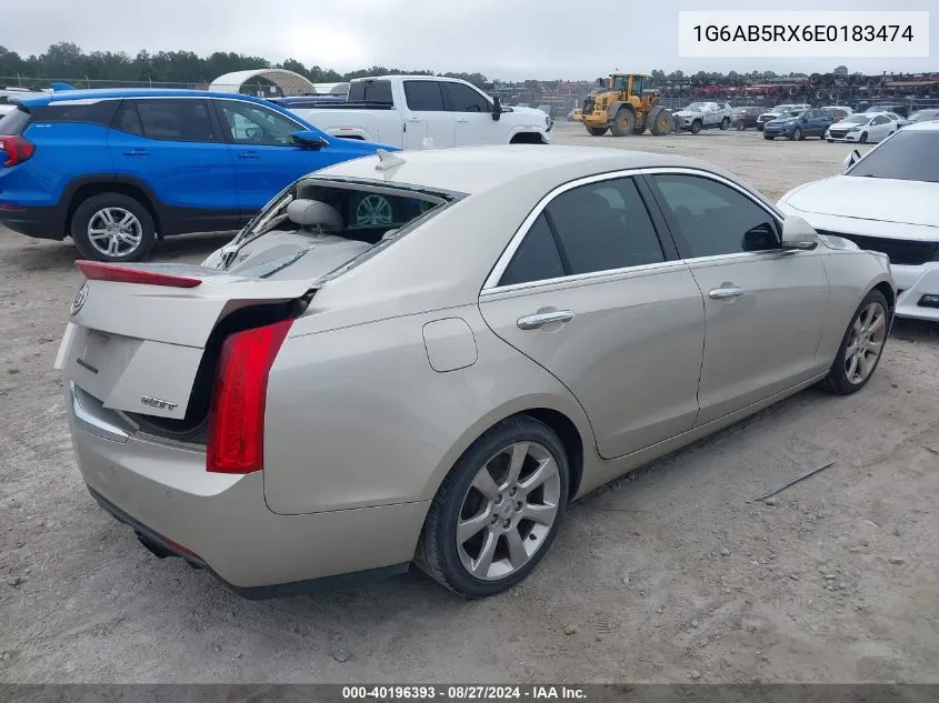 1G6AB5RX6E0183474 2014 Cadillac Ats Luxury