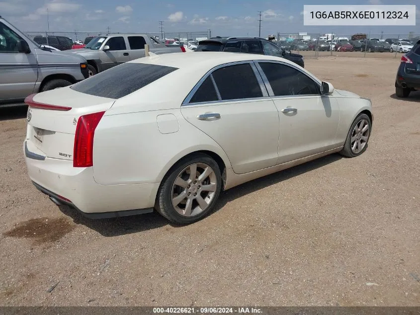 2014 Cadillac Ats Luxury VIN: 1G6AB5RX6E0112324 Lot: 40226621