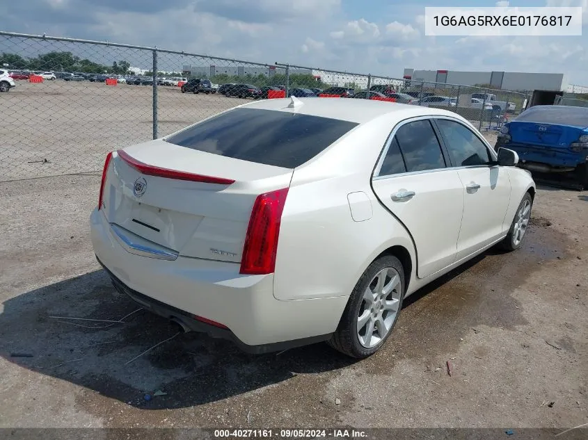 2014 Cadillac Ats VIN: 1G6AG5RX6E0176817 Lot: 40271161