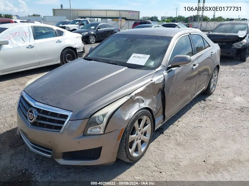 1G6AB5SX0E0177731 2014 Cadillac Ats Luxury