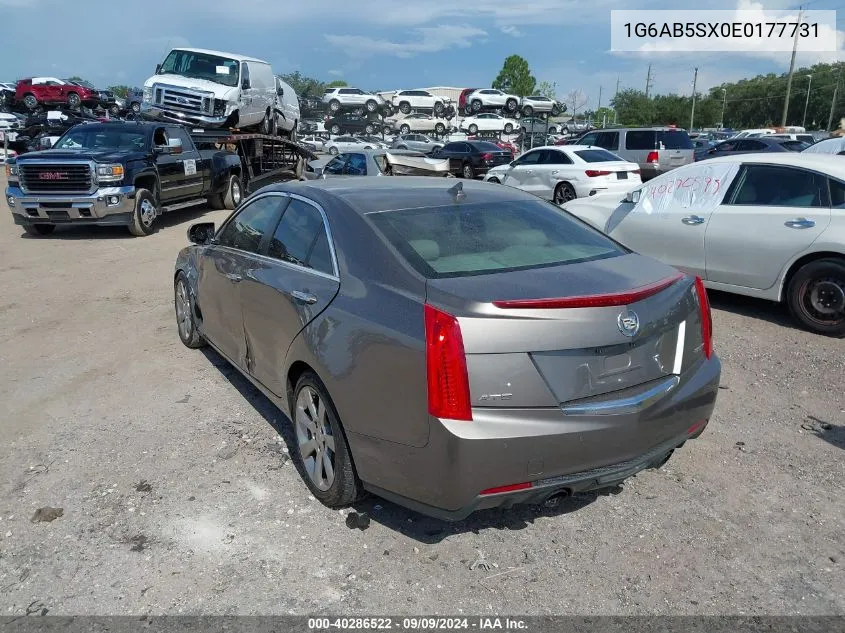 1G6AB5SX0E0177731 2014 Cadillac Ats Luxury