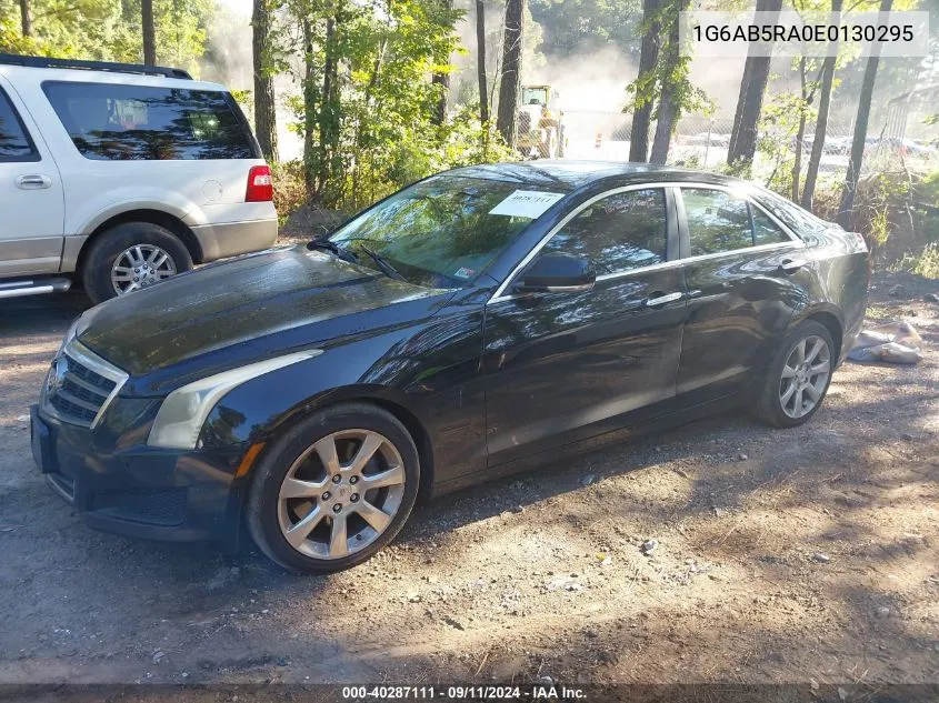 1G6AB5RA0E0130295 2014 Cadillac Ats Luxury