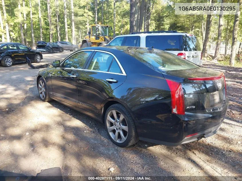 1G6AB5RA0E0130295 2014 Cadillac Ats Luxury