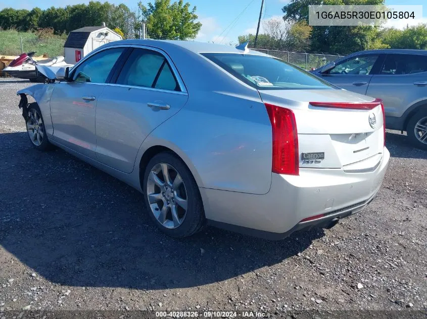 2014 Cadillac Ats Luxury VIN: 1G6AB5R30E0105804 Lot: 40288326