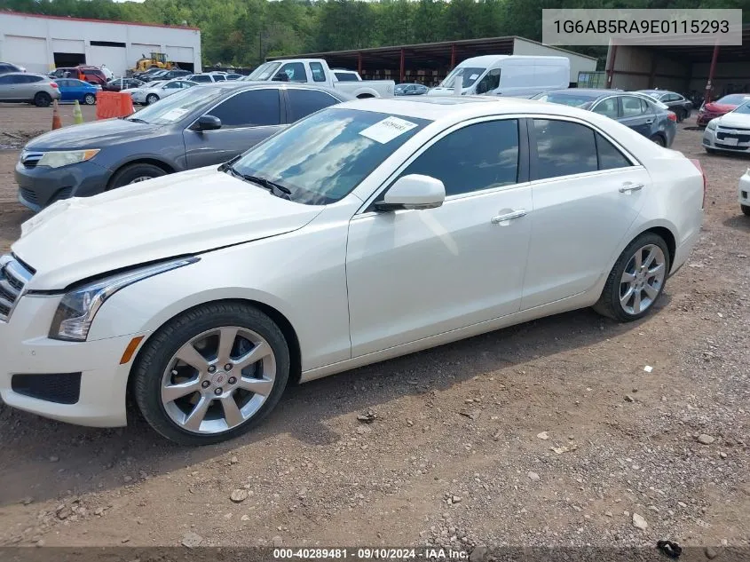 2014 Cadillac Ats Luxury VIN: 1G6AB5RA9E0115293 Lot: 40289481