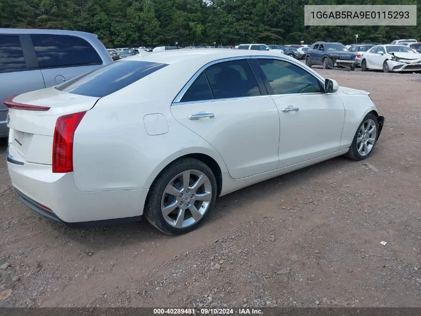 2014 Cadillac Ats Luxury VIN: 1G6AB5RA9E0115293 Lot: 40289481