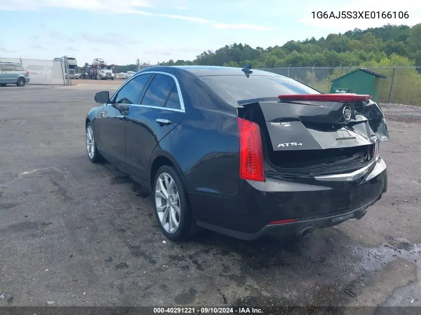 2014 Cadillac Ats Performance VIN: 1G6AJ5S3XE0166106 Lot: 40291221