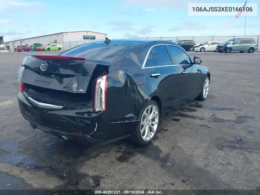 2014 Cadillac Ats Performance VIN: 1G6AJ5S3XE0166106 Lot: 40291221