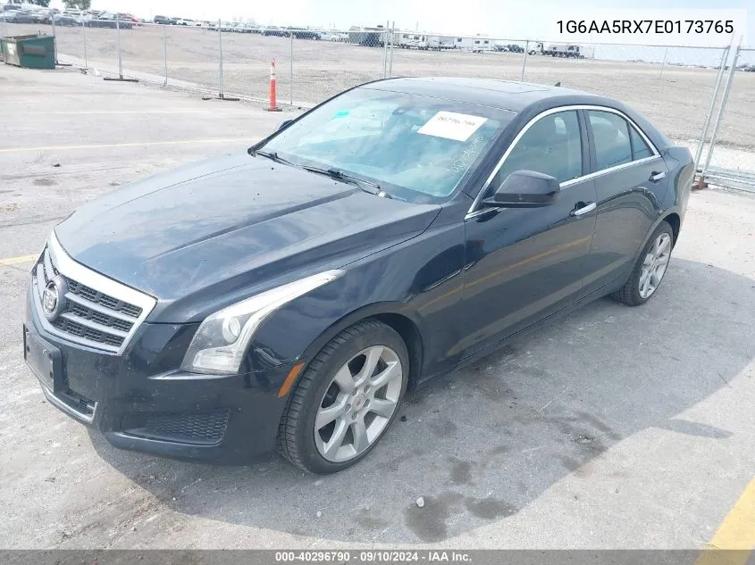 1G6AA5RX7E0173765 2014 Cadillac Ats