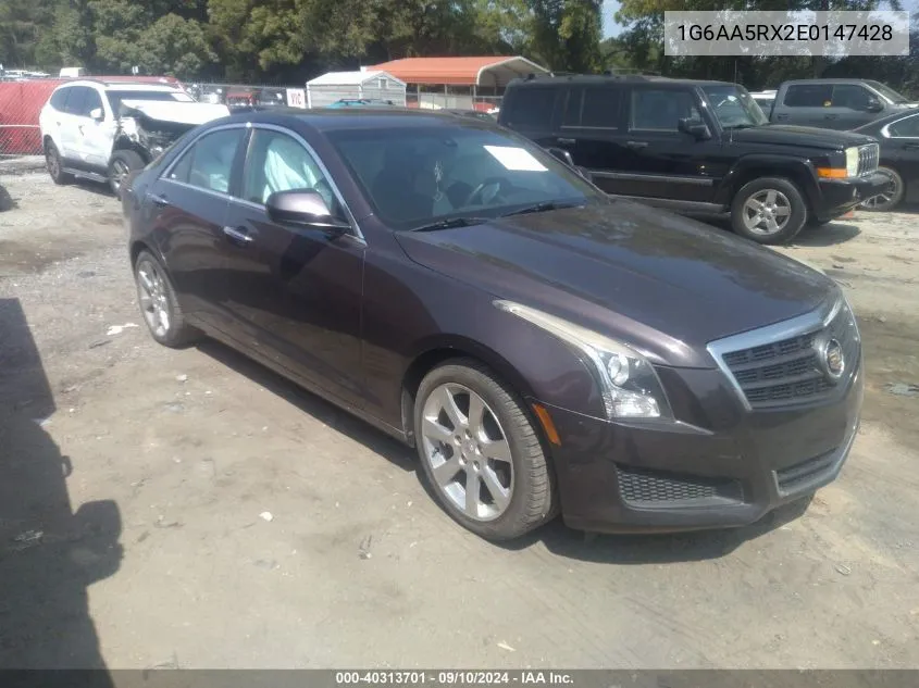 2014 Cadillac Ats Standard VIN: 1G6AA5RX2E0147428 Lot: 40313701